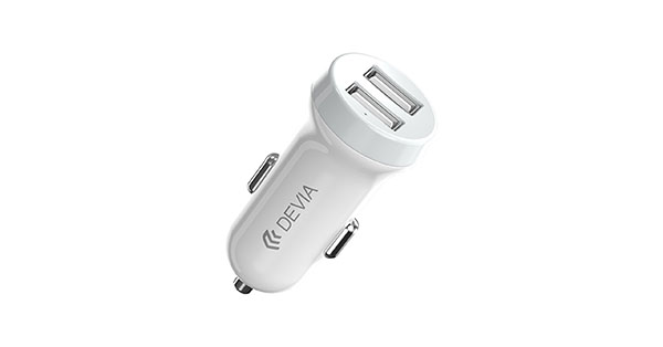 DEVIA Car Charger, 2xUSB, 5V