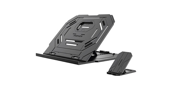 Promate Procooler-1, Cooling foldable Stand for Laptop & Smartphone