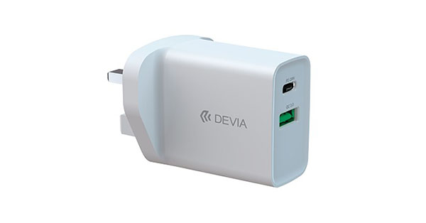 DEVIA Smart Series PD & QC Quick Charger UK 20W V2