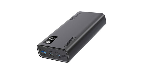 PROMATE BOLT-20PD Compact Smart Powerbank 20000mAh 20W Dual USB-C