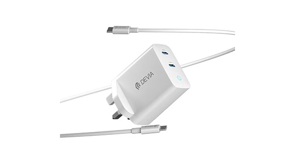 DEVIA Extreme Speed Series PD 45W, 2C, Quick Charger Set, UK
