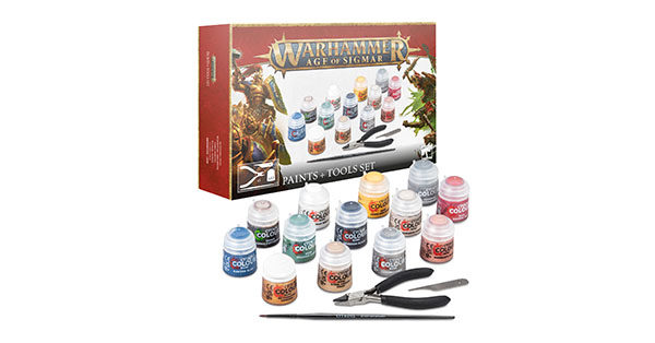 Age of Sigmar: Paint + Tools Set