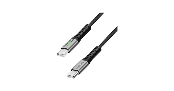 LogiLink CU0433 USB3.2 Type-C to Type-C 20GBPS, 4K LED, 100W, 1.5m
