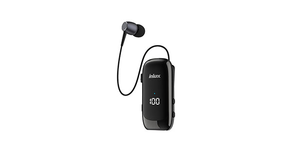 INKAX BL-30 Clip On Rectractable Wireless Earphone
