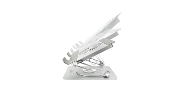 ACT AC8106 Portable Aluminium Laptop Cooling Stand W/Fan, Flexible Height Adjustment - Image 3